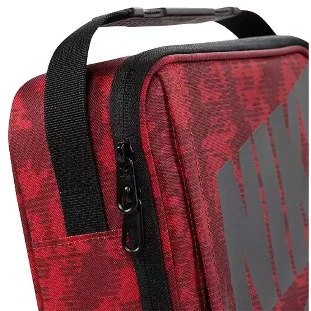 Nike Futura Fuel Pack Insulated Hard Shell Lunch Box Tote Bag Gym Red Black New